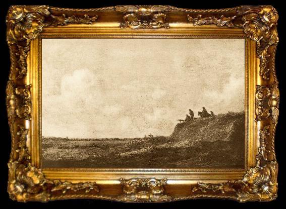 framed  Jan van Goyen Vyhled na roviny, ta009-2